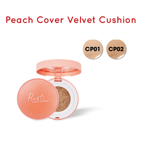 Phấn nước Black Rouge Peach Cover Velvet Cushion