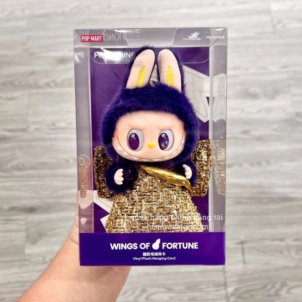 Labubu Tím Nhỏ – Labubu Fancy Wings of Fortune Vinyl Plush