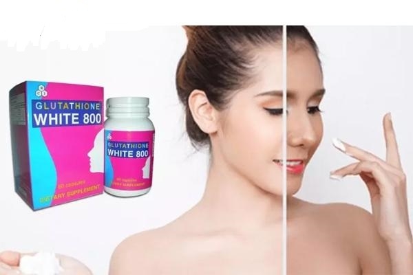 glutathione white 800 Viên Uống Hỗ Trợ Trắng Da Glutathione White 800, 60 viên
