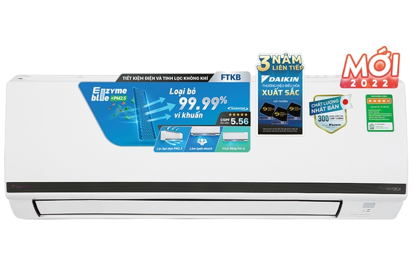 Điều Hòa Daikin 1 chiều inverter 18.000 BTU FTKB50 WAVMV