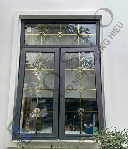 Mẫu cửa nhôm 2 cánh đẹp