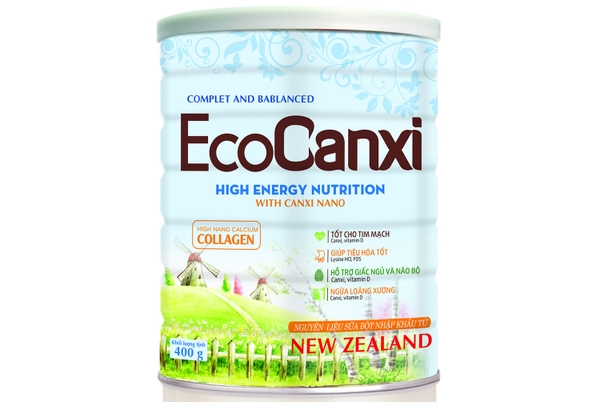 Sữa xương khớp EcoCanxi - Bổ sung Canxi, giảm nhức mỏi, đau xương khớp