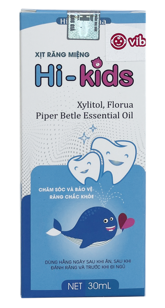Xịt răng miệng Hi – Kids: Chăm sóc và bảo vệ răng chắc khỏe