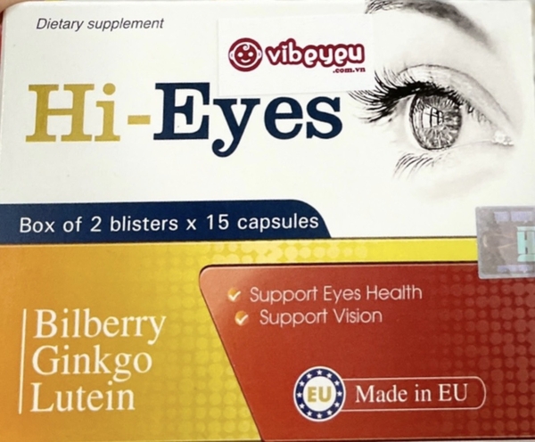 Viên uống bổ mắt Hi – Eyes – Sản phẩm nhập khẩu tại Ba Lan mới nhất.