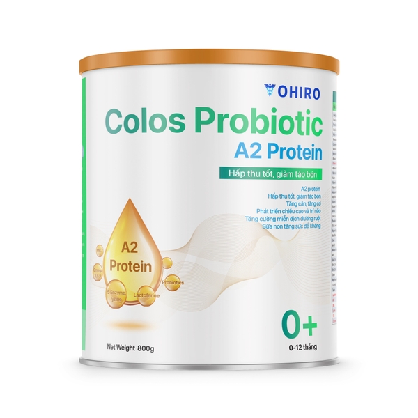 Sữa non Ohiro Probiotic A2 0+ ngừa táo bón, tiêu hóa tốt