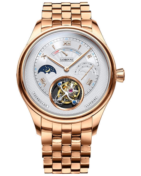 Đồng Hồ Nam Lobinni No.8886-5 Tourbillon