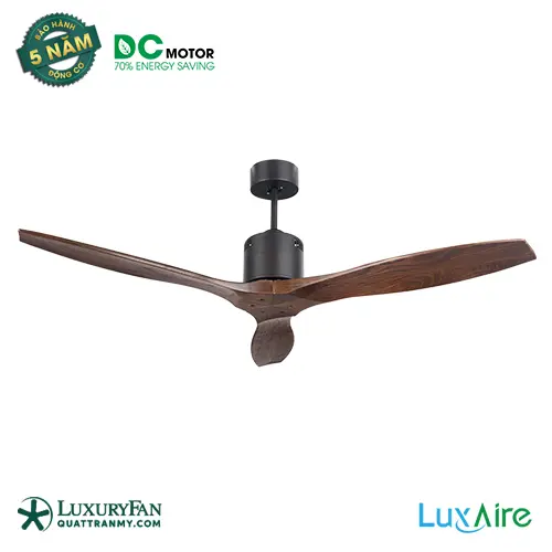 Quạt trần Lux Aire RITTER DC SOLID WOOD OB