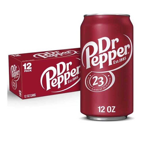 Nước ngọt Dr Pepper 23 Mỹ  355ml ( Lốc 12 lon)