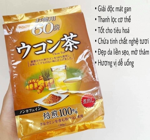 Trà Nghệ Orihiro Ukon Tea Nhật Bản (60 túi/gói)