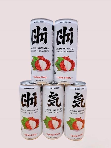 Soda không đường Genki Forest 330ml. ( thùng 24 lon) ( vải)