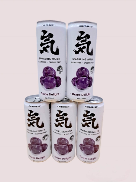 Soda KHÔNG ĐƯỜNG Genki Forest 330ml ( nho)