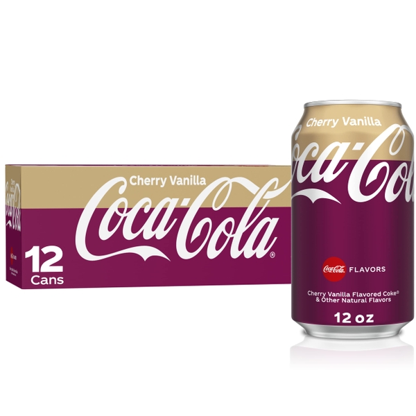 Coca Cherry Vani Mỹ 355ml ( lốc 12 lon)