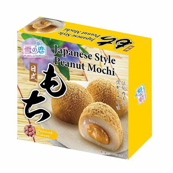 BÁNH MOCHI YUKI & LOVE (kem đậu phộng)