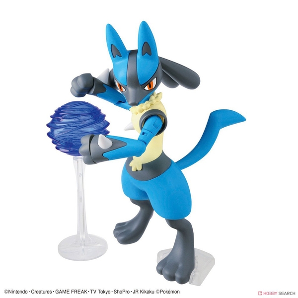 Mô hình Pokemon Plamo Collection 44 Riolu & Lucario (Select Series) - Chính hãng Bandai Nhật Bản | Việt Nam