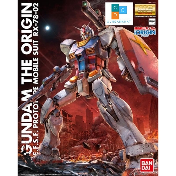 Mô hình Lắp Ráp Gundam MG 1/100 RX-78-02 Gundam (GUNDAM THE ORIGIN