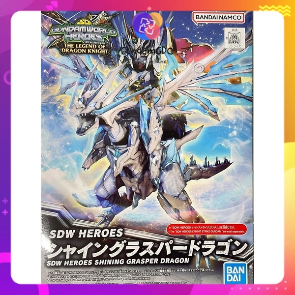 Bandai Hobby SDW Heroes – Figurine Shining Grasper Dragon à Monter, Modèle Articulé