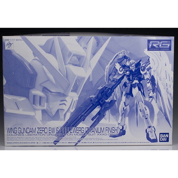 模型製作用品 Rg wing gundam titanum finish drei swerg RG Wing Gundam Zero EW & Drei Zwerg [Titanium Finish] 1/144
