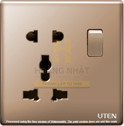 Bộ Công Tắc Đảo Chiều + Ổ cắm 5 chấu Z9 Uten