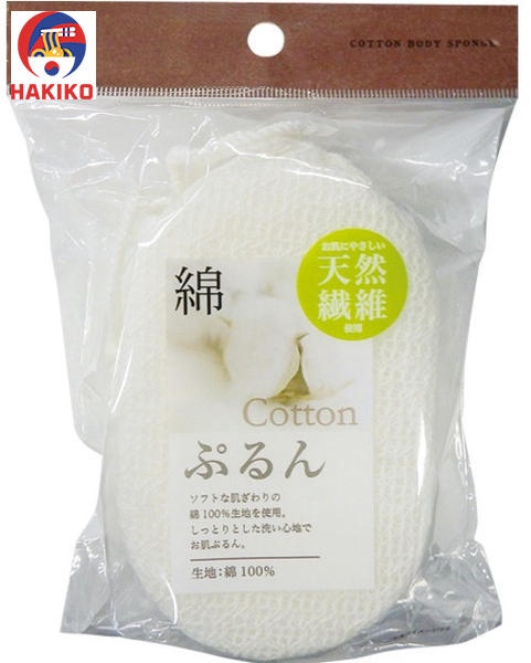 Bông Tắm Cotton Tạo Bọt Nhật Bản
