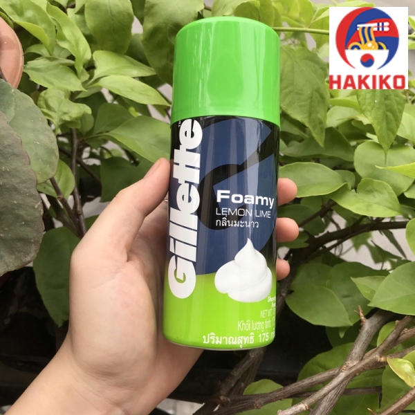 Bọt Cạo Râu Gillette Vị Chanh Hàn Quốc 175G  쉐이빙 크림