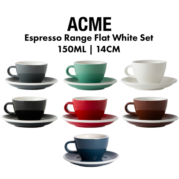 Ly sứ ACME Espresso Range Flat White Cup Penguin (Black), 150ml - THAI ...