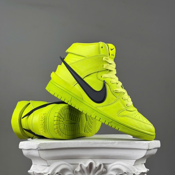Lime AMBUSH x Nike Dunk High Flash Lime 2021 - Size 4 - CU7544