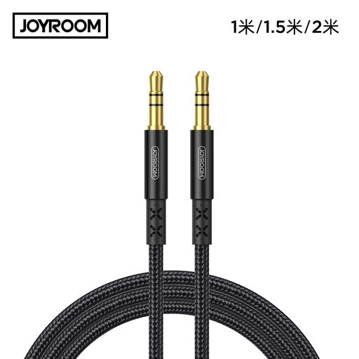 Cáp âm thanh Joyroom SY-20A1 AUX car stereo audio cable 2M Black