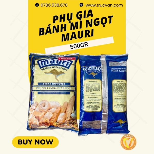 Phụ gia bánh mì ngọt Mauri 900v