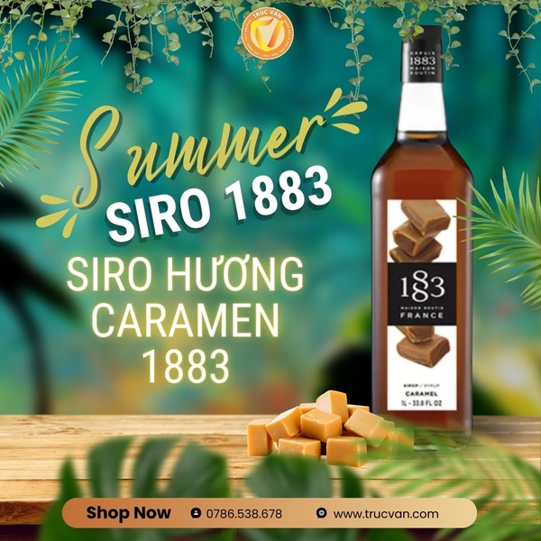 Syrup 1883 hương caramel