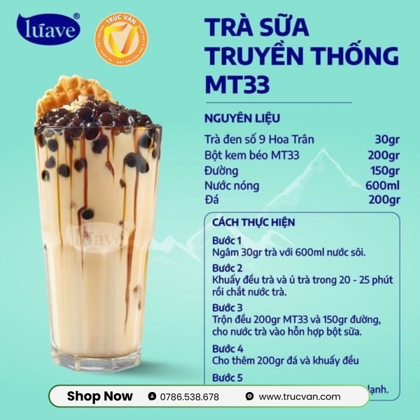 Trà đen số 9 Hoa Trân Lúa Về