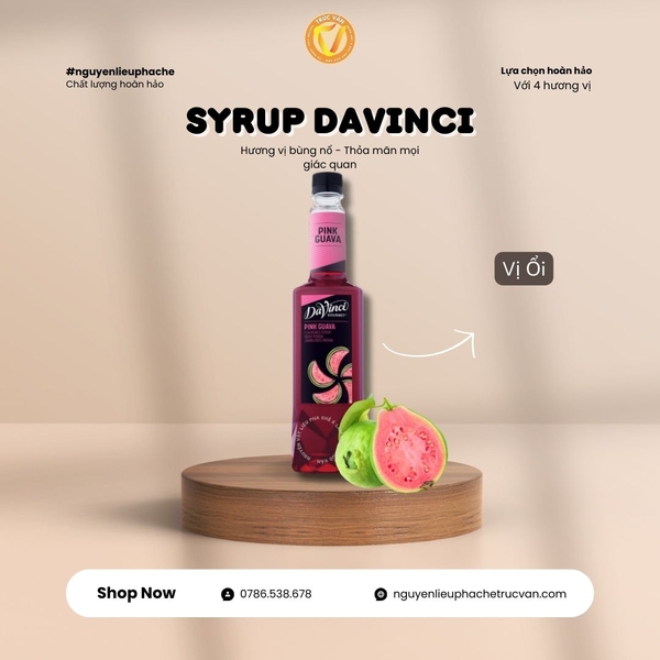 Syrup Davinci ổi 750ml