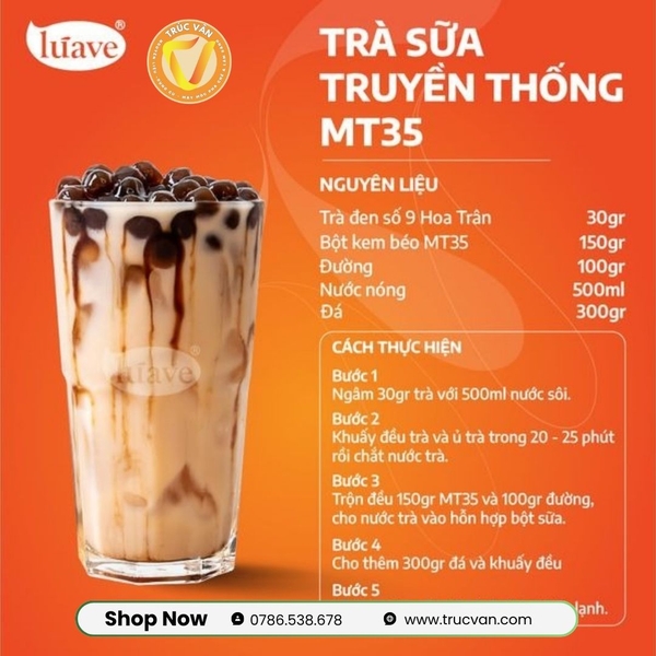 Trà đen số 9 Hoa Trân Lúa Về