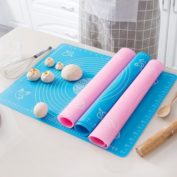 Tấm nhào bột silicon 40x50 - hồng