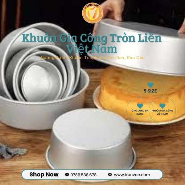 Khuôn gia công tròn liền 20cm
