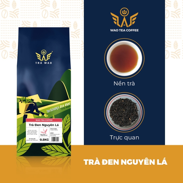 Trà Đen Nguyên Lá WAO 0.5 kg