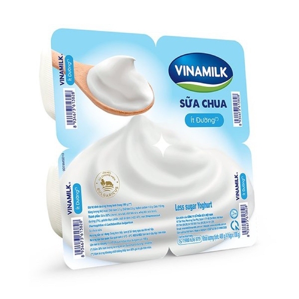 Sữa chua Vinamilk ít đường