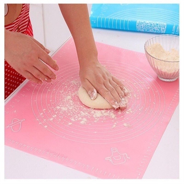 Tấm nhào bột silicon 40x50 - hồng