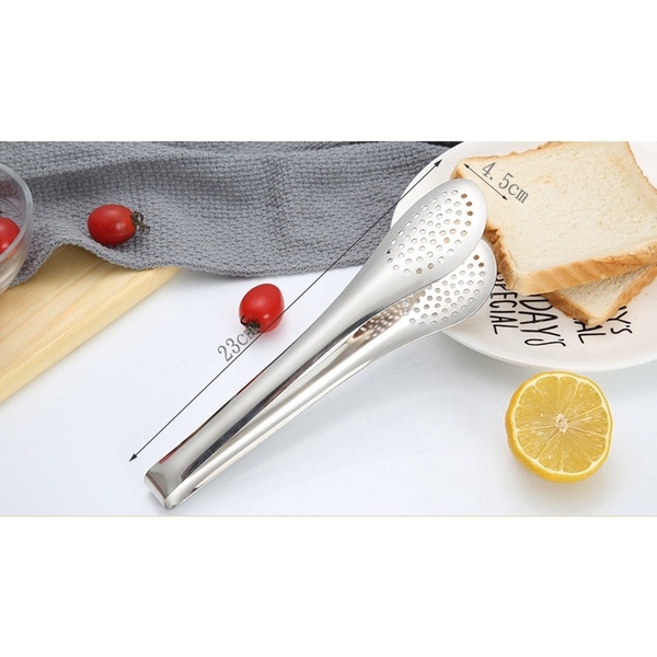 Kẹp gắp inox tổ ong 18.5 x 4.3 cm ( 7 in )