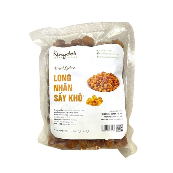 Kingdeli - Nhãn nhục sấy khô - 250g