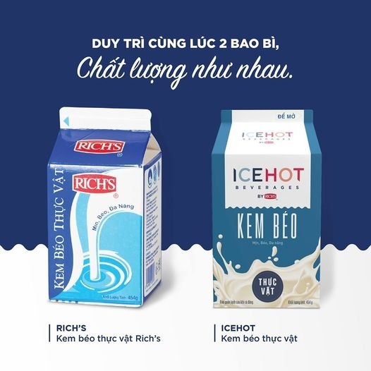 Kem Béo Thực Vật Rich's (Nhãn cũ)