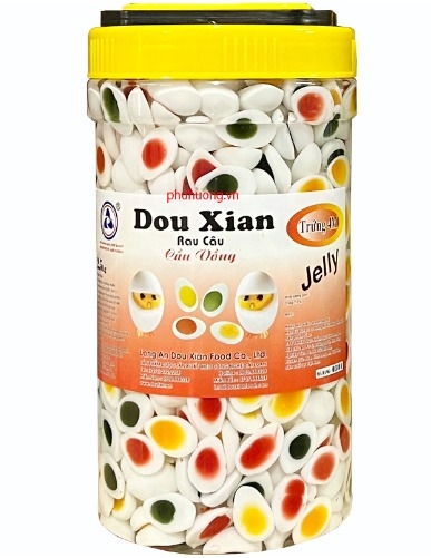 Thạch rau câu trứng đào Dou Xian hũ 2.5Kg