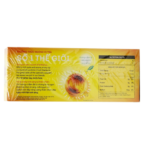 Trà Lipton Yellow Label Hộp Nhỏ