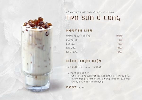 Dotea - Chính nguyệt olong trà L363 - 500g