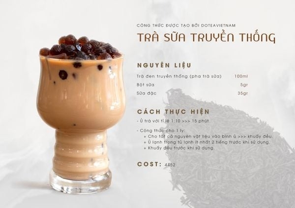 Dotea - Trà đen truyền thống B552 - 500g