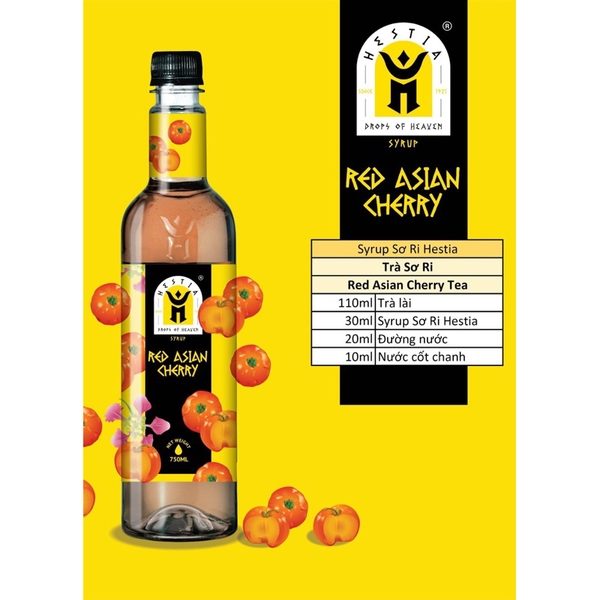 Syrup Heatia Sơ ri 750ml