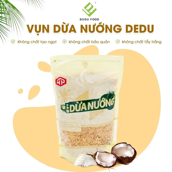 Vụn dừa nướng Dedu 1kg