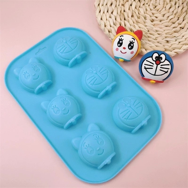 Khuôn silicon 6 hình Doraemon, Doremi