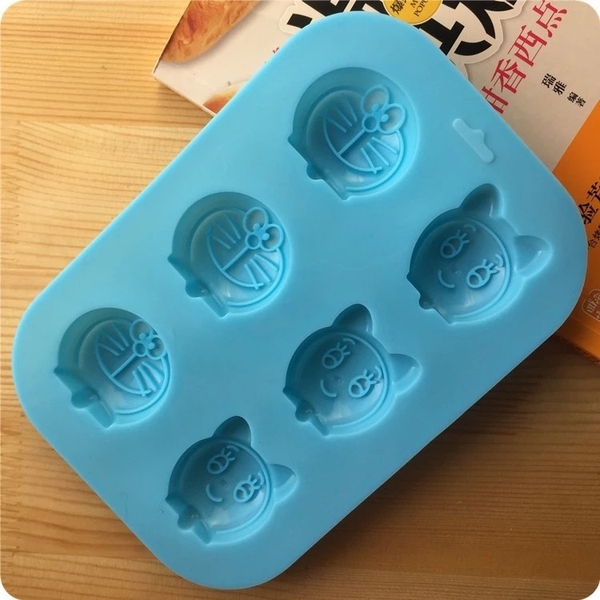 Khuôn silicon 6 hình Doraemon, Doremi