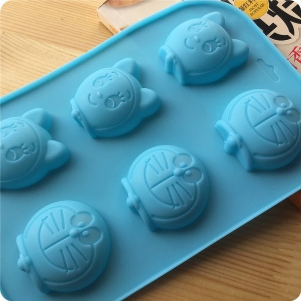 Khuôn silicon 6 hình Doraemon, Doremi