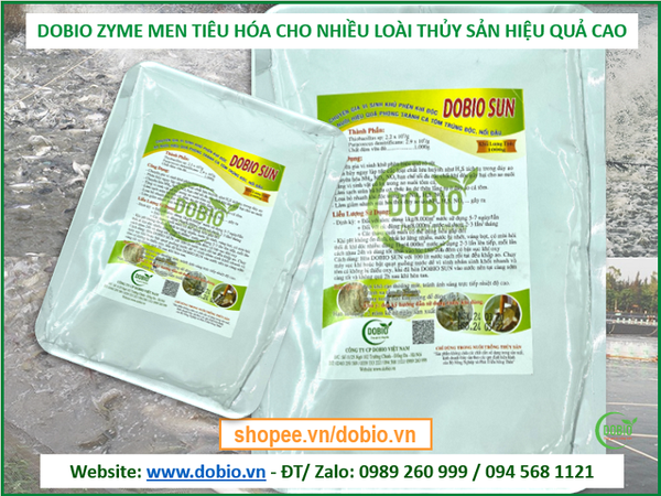 Dobio Sun Men Vi Sinh Khử Phèn Đánh Bay Khí Độc Cho Ao Nuôi Tôm Cá